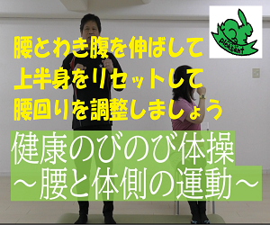 健康のびのび体操(腰)