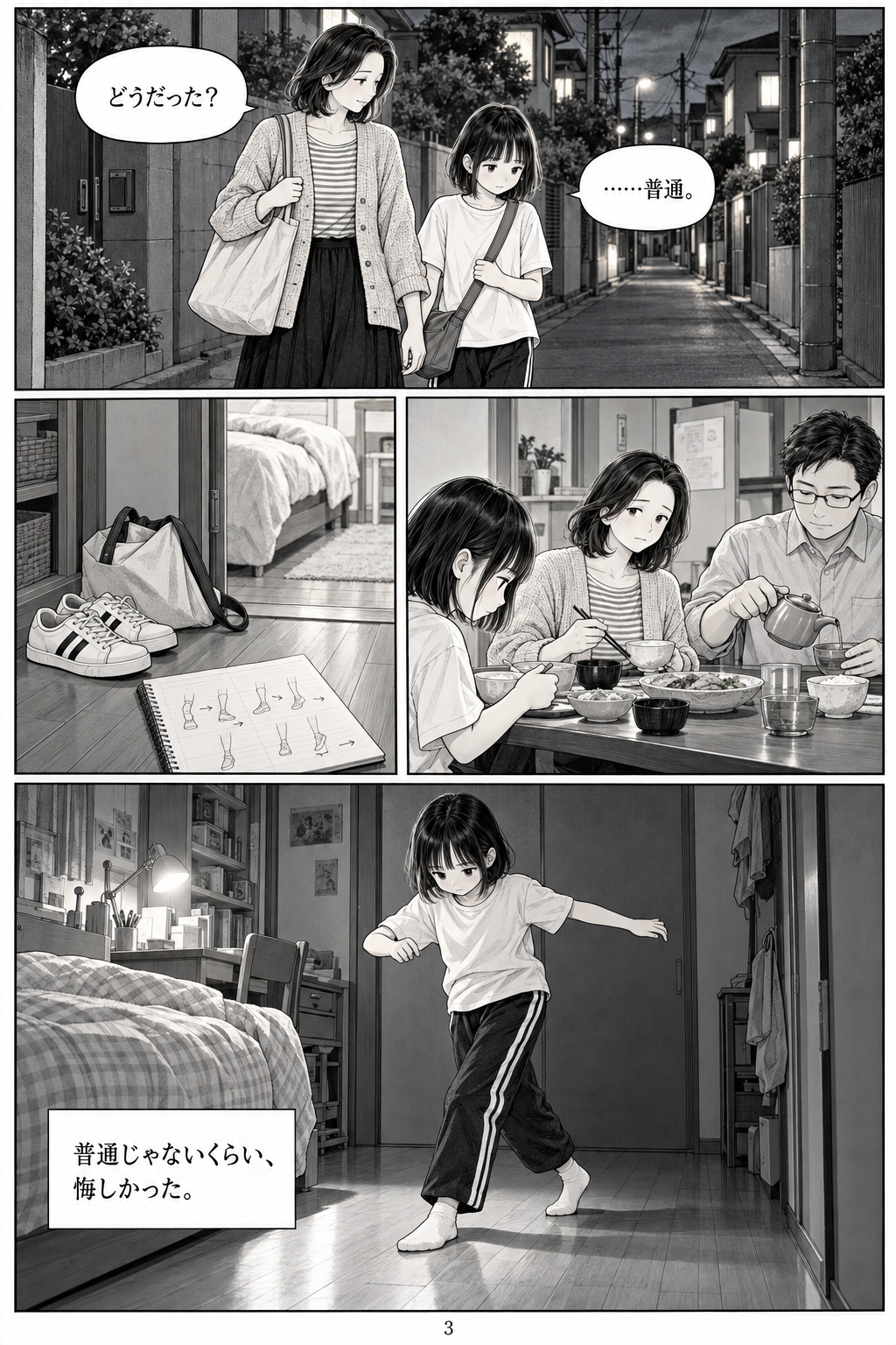 「見ていてくれた、あなたへ。」第3ページ