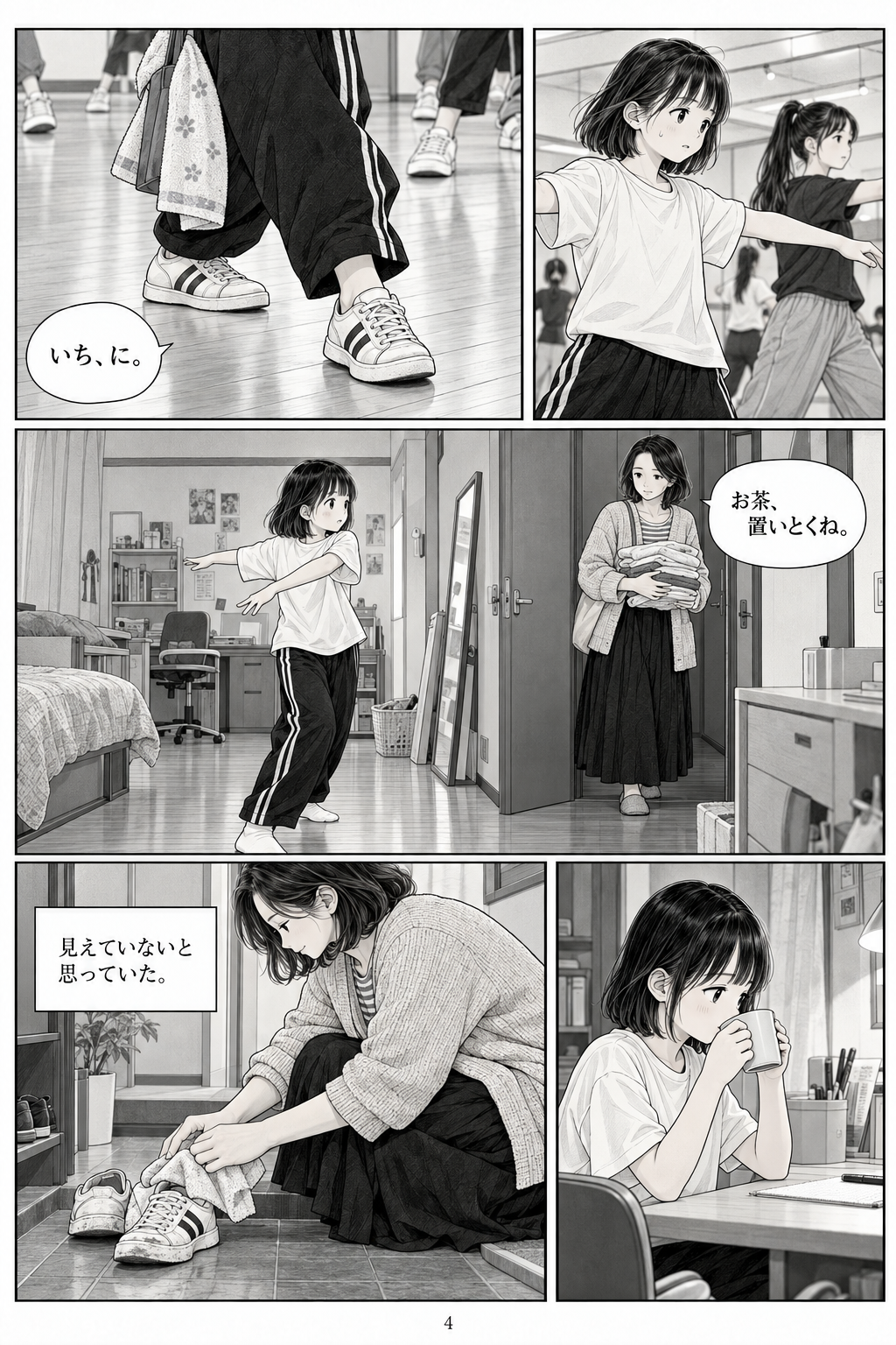 「見ていてくれた、あなたへ。」第4ページ