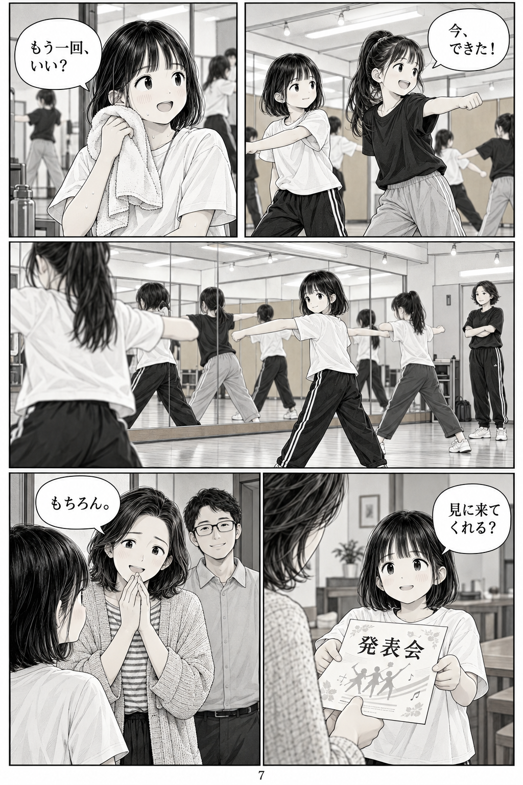 「見ていてくれた、あなたへ。」第7ページ