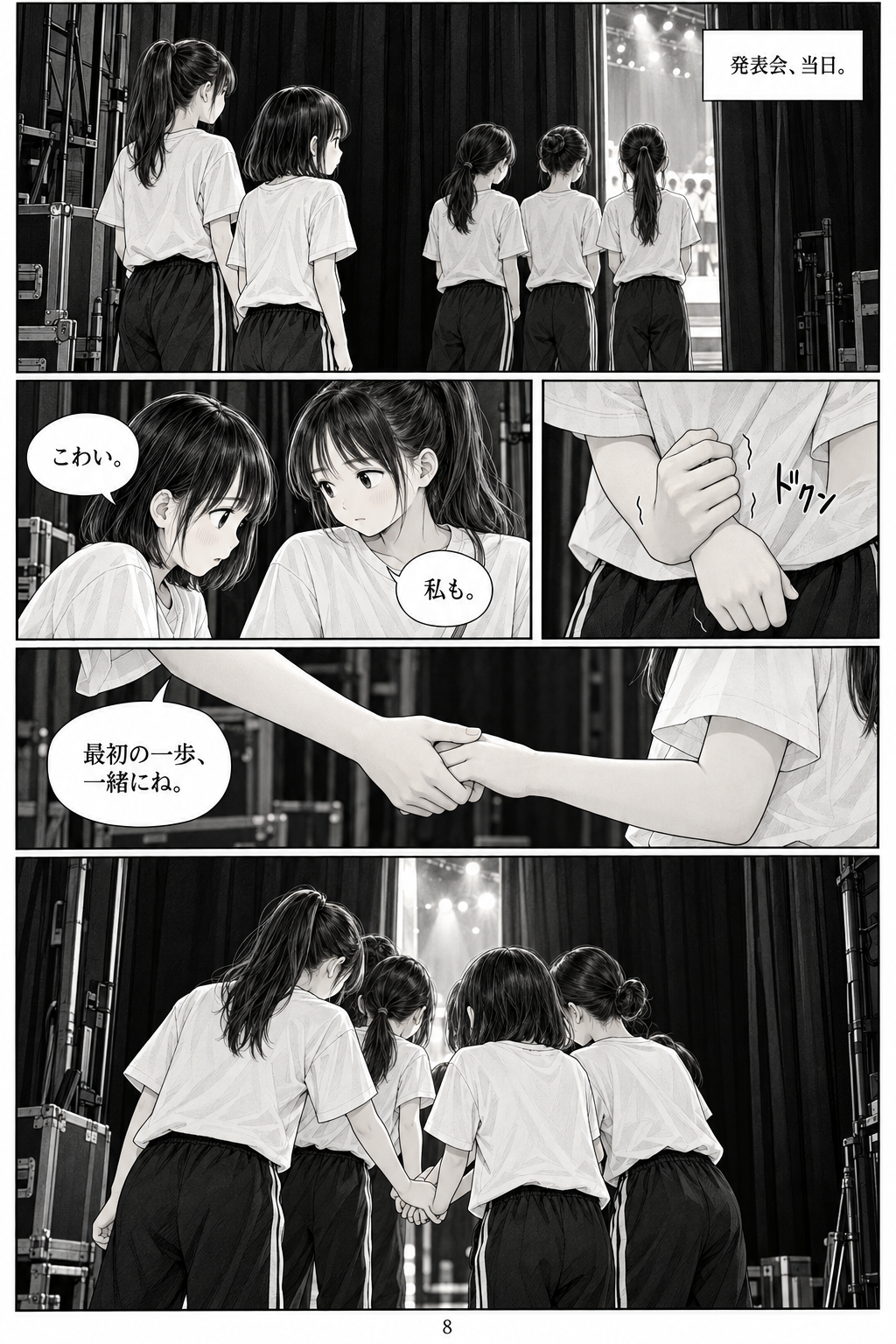 「見ていてくれた、あなたへ。」第8ページ