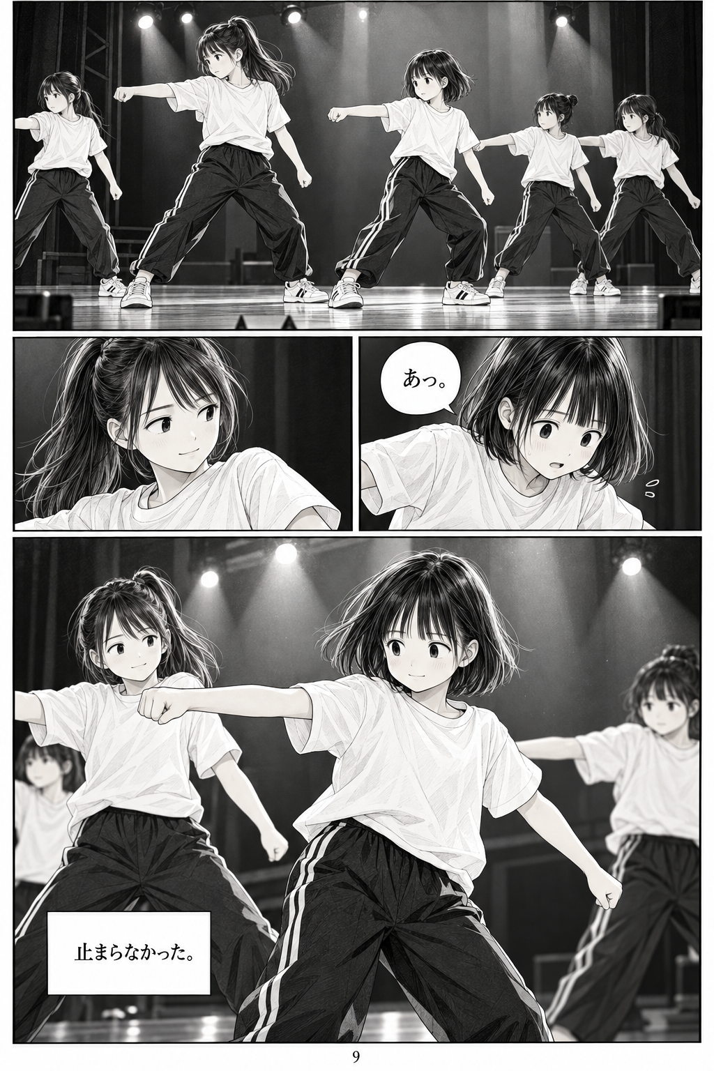 「見ていてくれた、あなたへ。」第9ページ