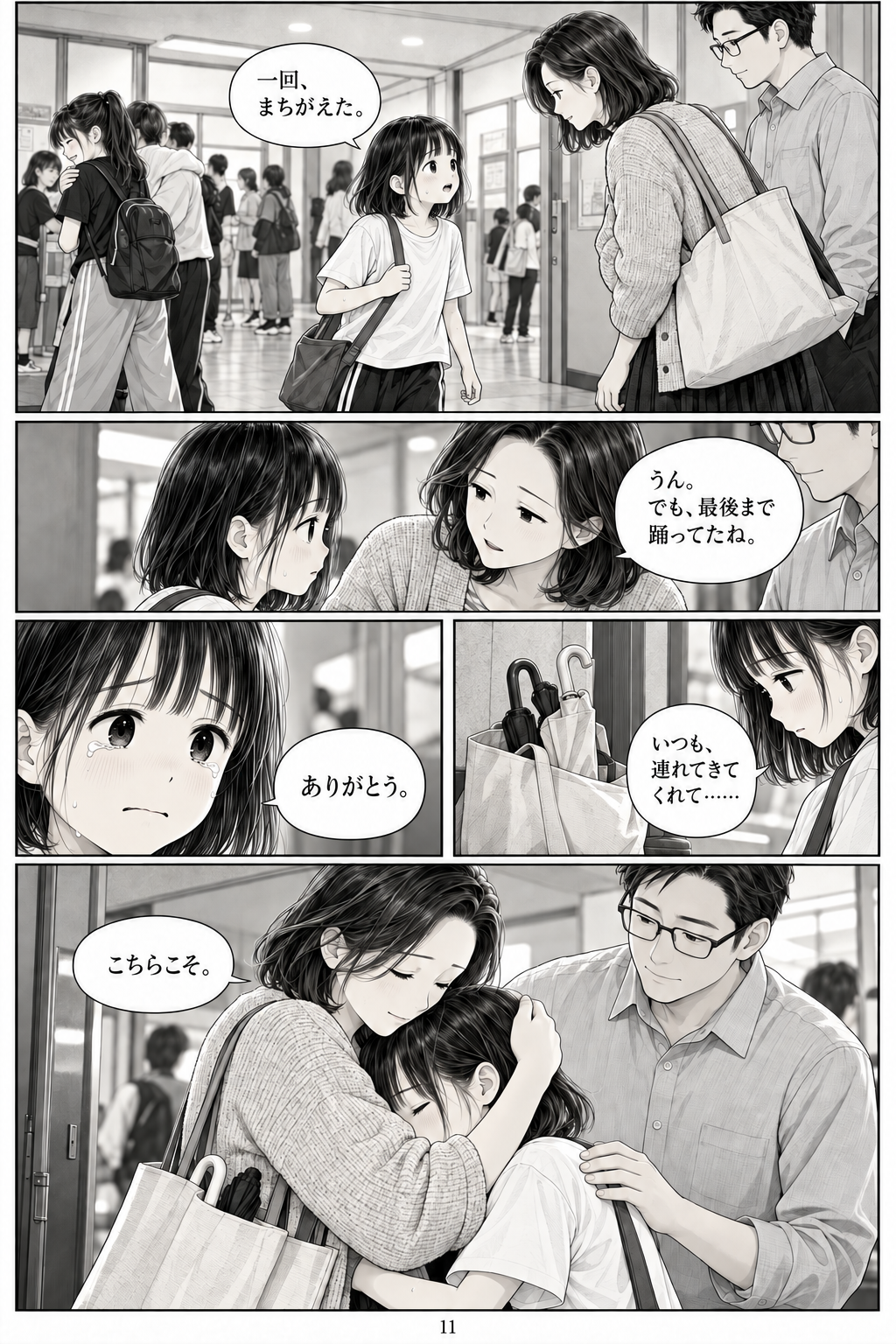「見ていてくれた、あなたへ。」第11ページ