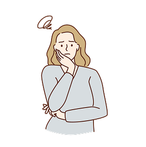 悩む女性