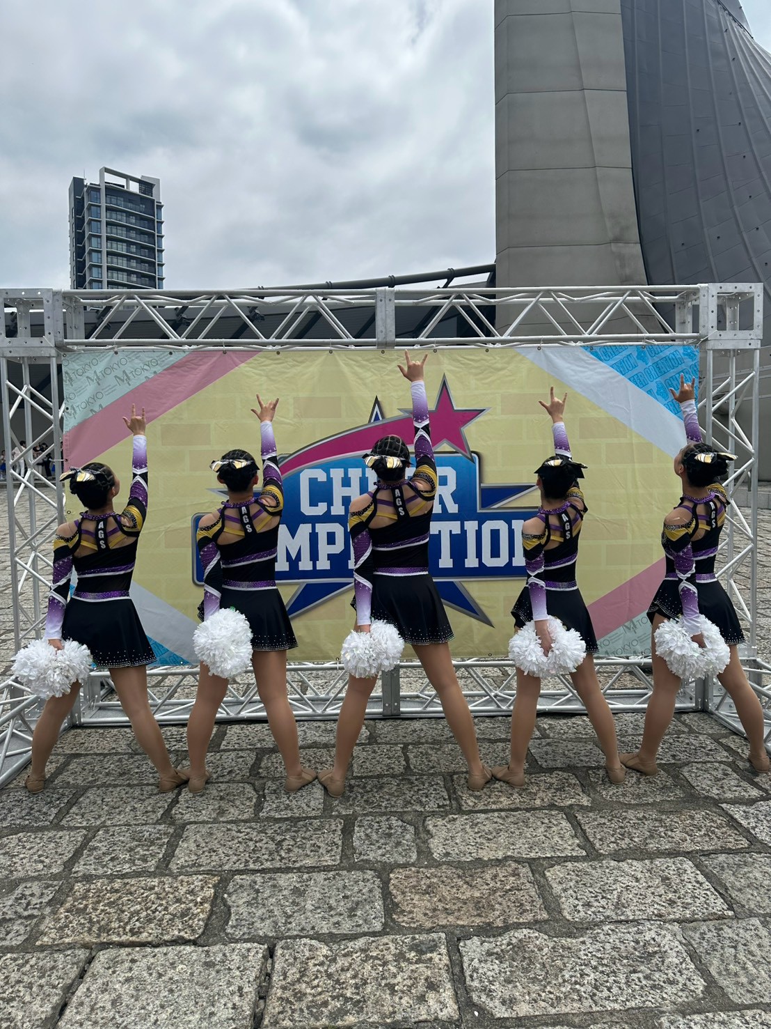 第22回CHEER COMPETITION 出場時のANGELSメンバー
