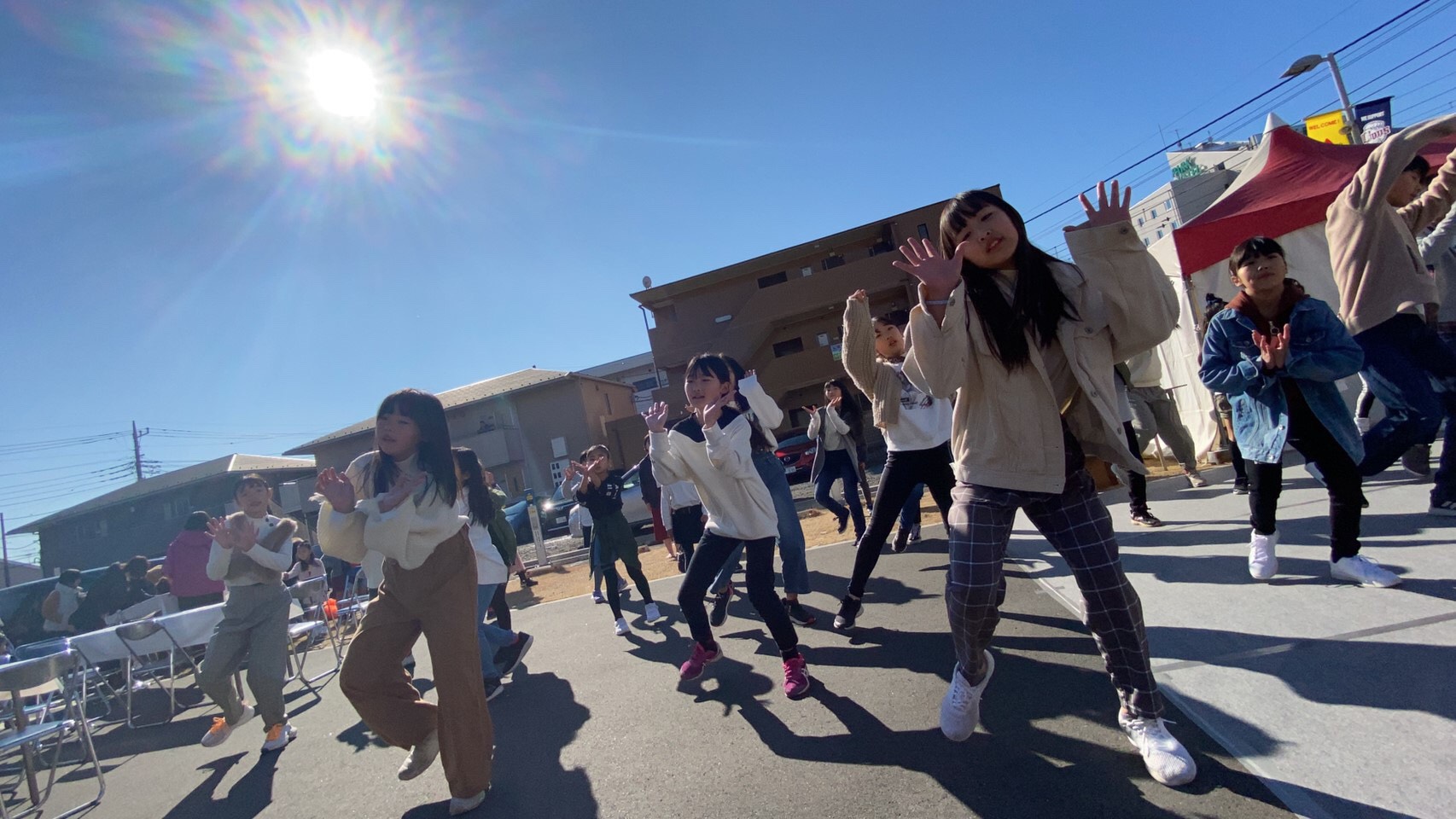 WAVE DANCE STUDIOで踊る子どもたち
